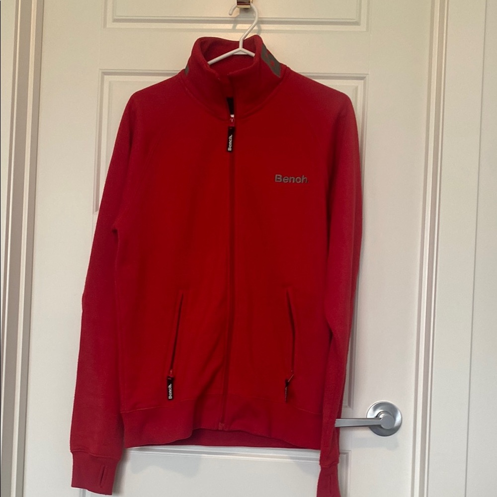 Bench Vibrant Red Zip-Up Jacket